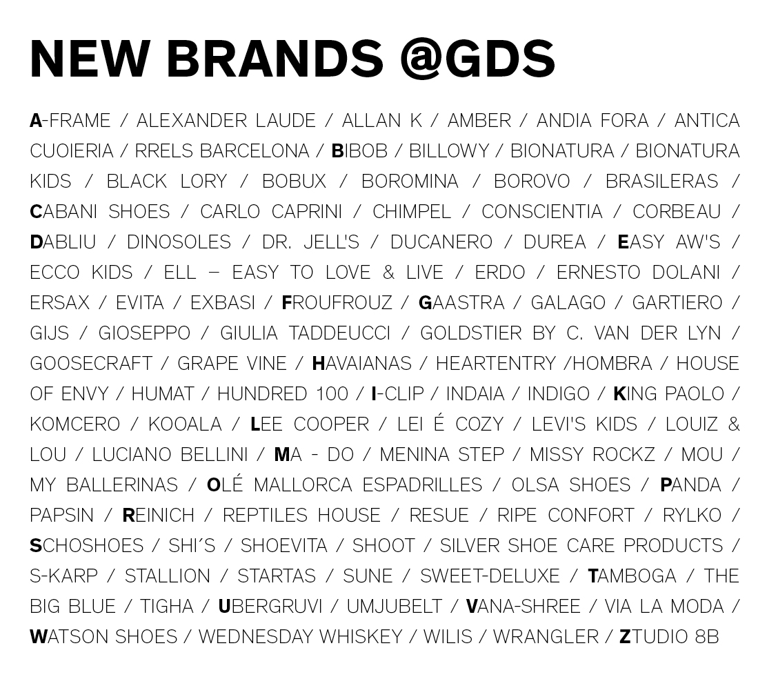 NEW BRANDS @GDS